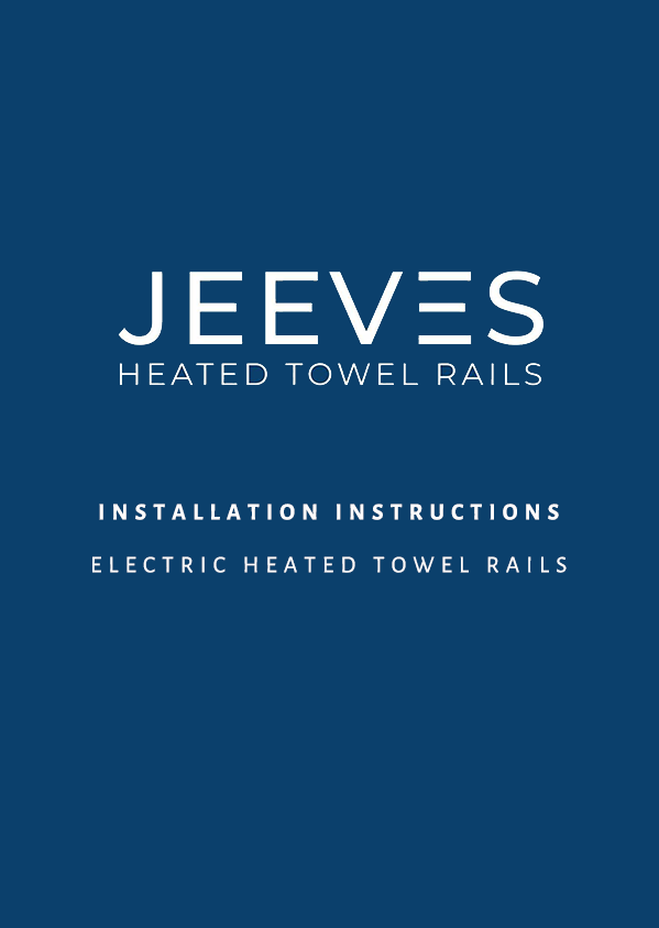 Jeeves Electric Heated Towel Rail Installation