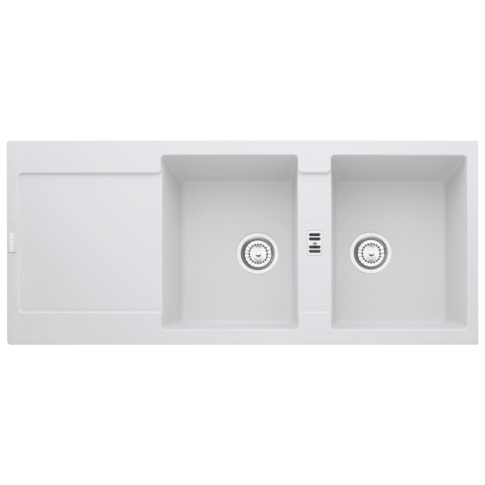 Sink Franke Maris MRG621 1160X500 Polar White DEB DropIn PlumbIt Online