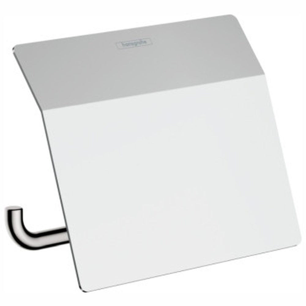 Bathroom Accessories Toilet Roll Holder Hansgrohe AddStoris with Cover