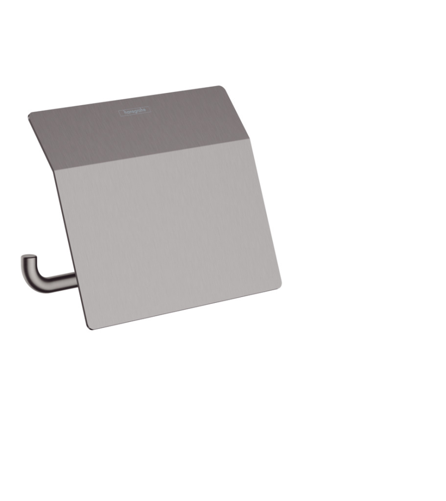 Bathroom Accessories Toilet Roll Holder Hansgrohe AddStoris with Cover