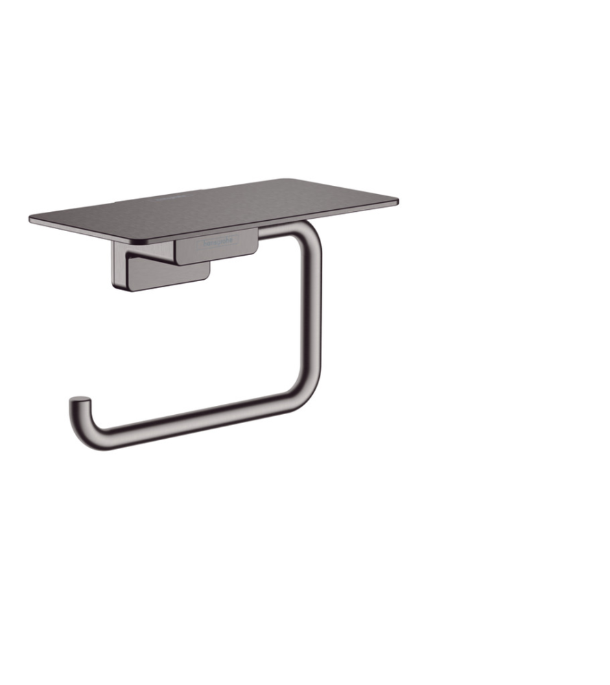 Bathroom Accessories Toilet Roll Holder Hansgrohe AddStoris with Shelf