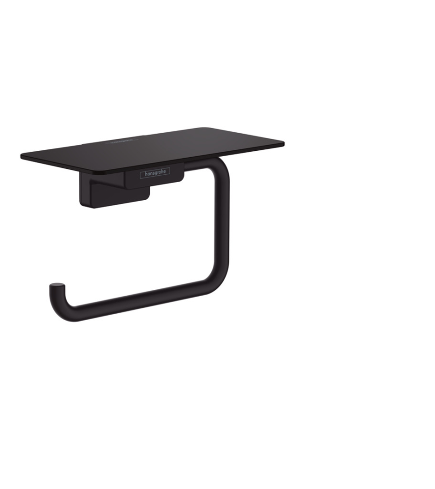 Bathroom Accessories Toilet Roll Holder Hansgrohe AddStoris with Shelf