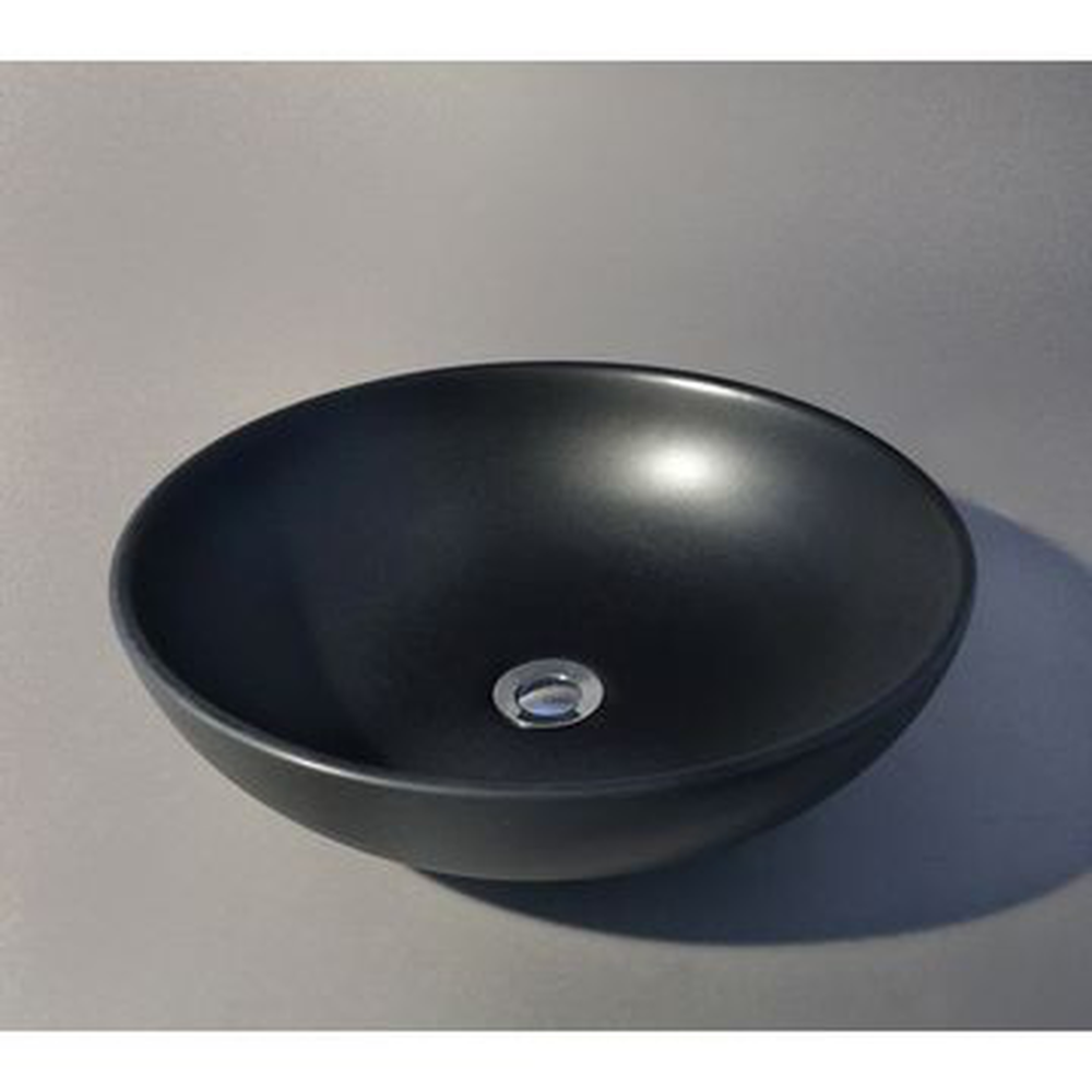 Deco Countertop Basin 420x420x130mm Black