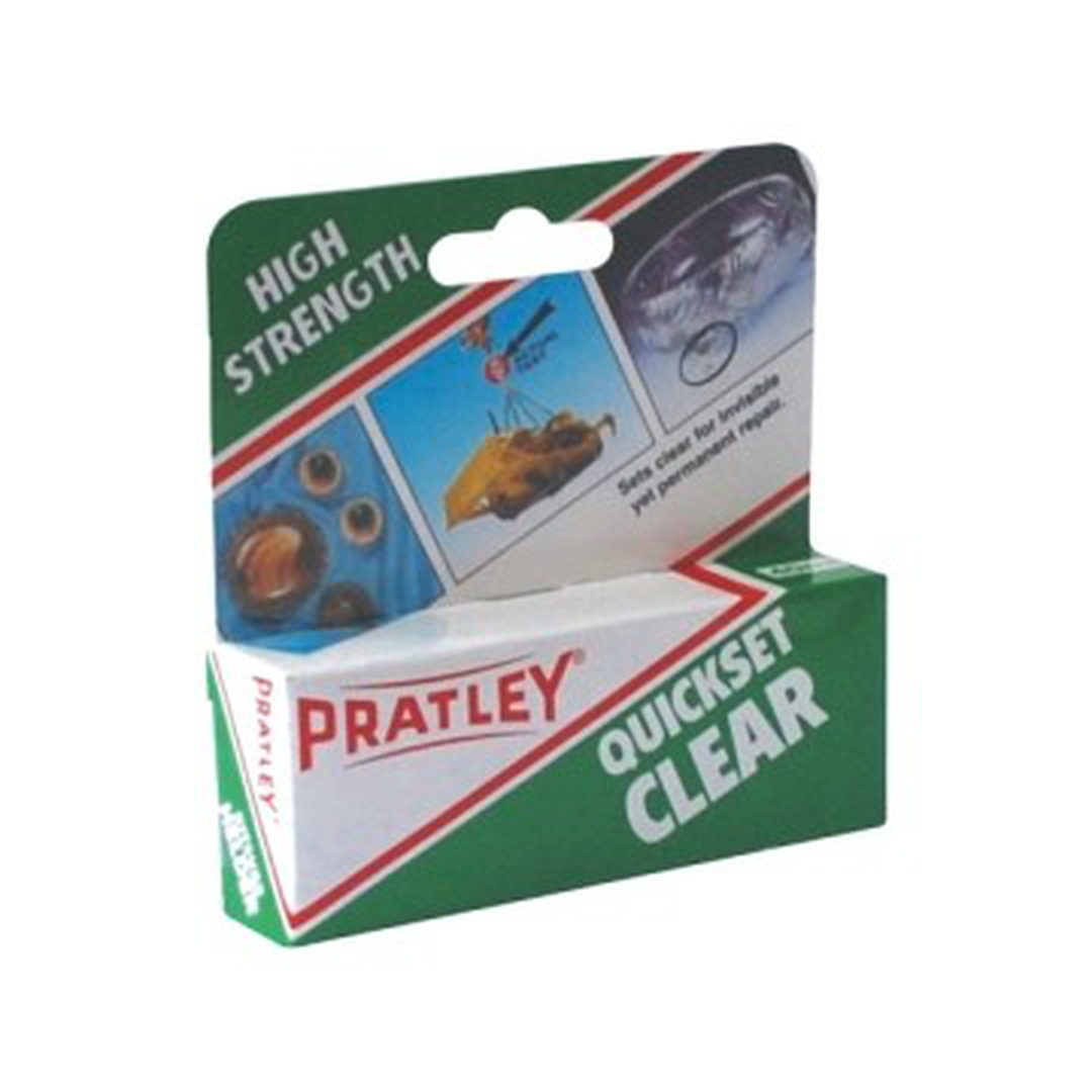 PRATLEY QUICKSET GLUE 40ML CLEAR PlumbIt Online