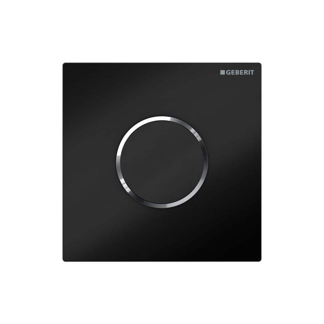 Actuator Plate Electronic Geberit Type 10 with Sensor for Urinal Black