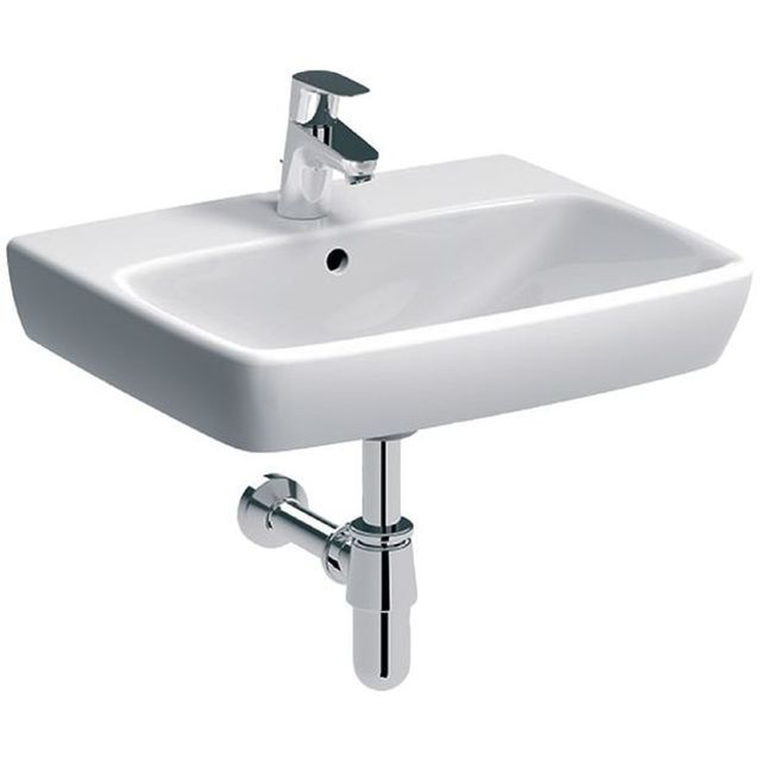 Basin WallHung Geberit Selnova Square Rectangular 480mm (L) x 650mm (W