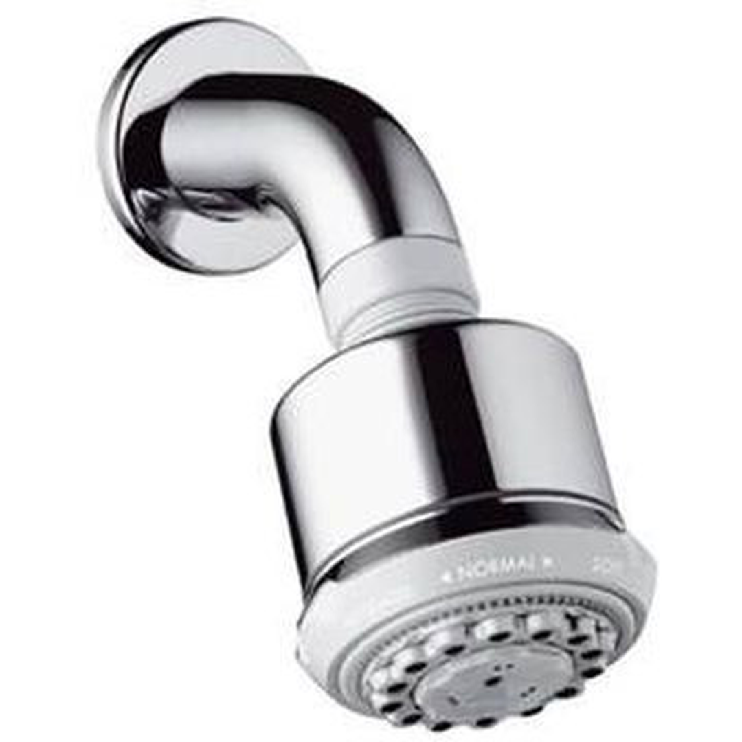 Shower Head Hansgrohe Clubmaster Eco 9L/Min 3 Jet Round with Shower Arm