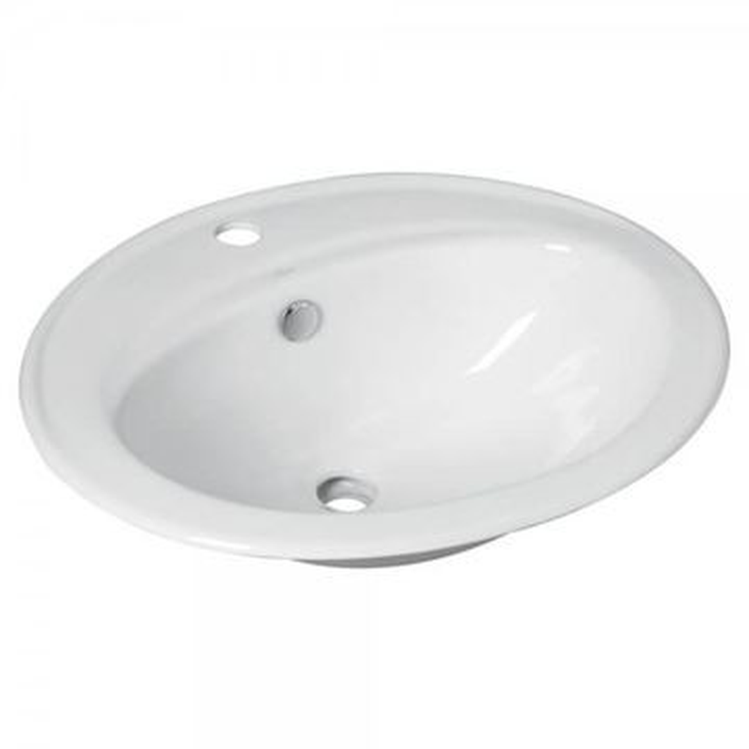 Basin Solo Bakoven Drop In White PlumbIt Online