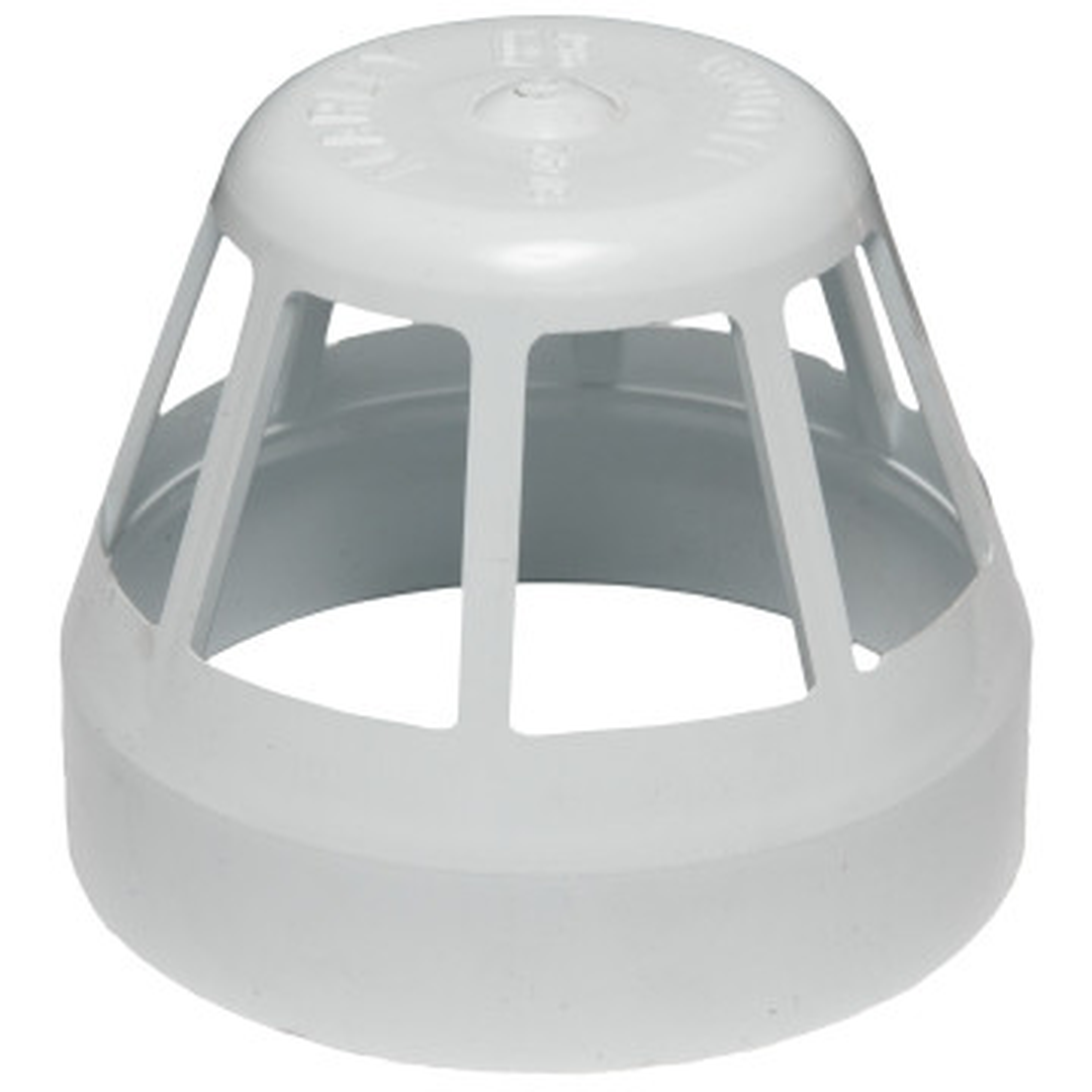 PVC sv vent cowl 110mm PlumbIt Online