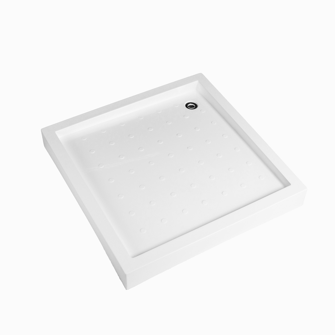 Standard Composite Shower Tray 1000x1000mm White PlumbIt Online