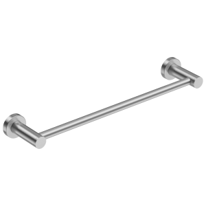 4600 Single Towel Rail 450mm Brushed Stainless Steel