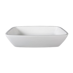 Acanthus Countertop Basin 560x365x120mm Pearl White