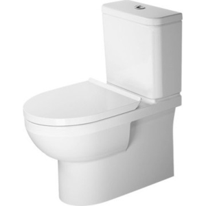 DuraStyle Basic Toilet Close-Coupled Rimless Pan Only 365x650mm White Alpin