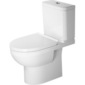 DuraStyle Basic Toilet Close-Coupled Rimless Pan Only 365x655mm White Alpin