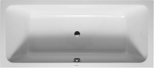 D-Code Bath Built-In Rectangle 1800x800mm White