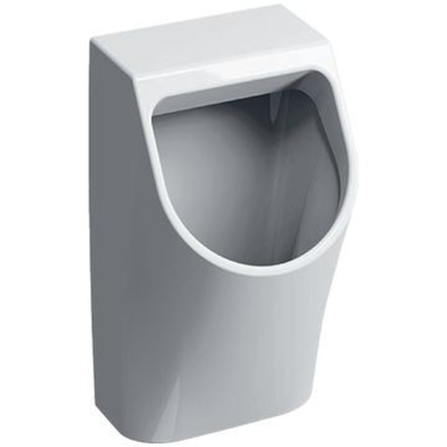Smyle Wall-Hung Urinal for Concealed Urinal Control Outlet To The Rear White