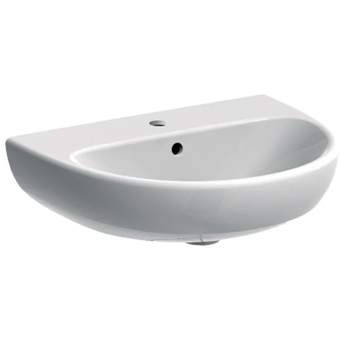 Abalona Wall-Hung Basin w/ Centre Tap Hole 650x500mm White
