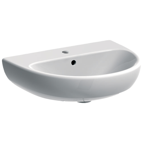 Abalona Wall-Hung Basin w/ Centre Tap Hole 550x440mm White