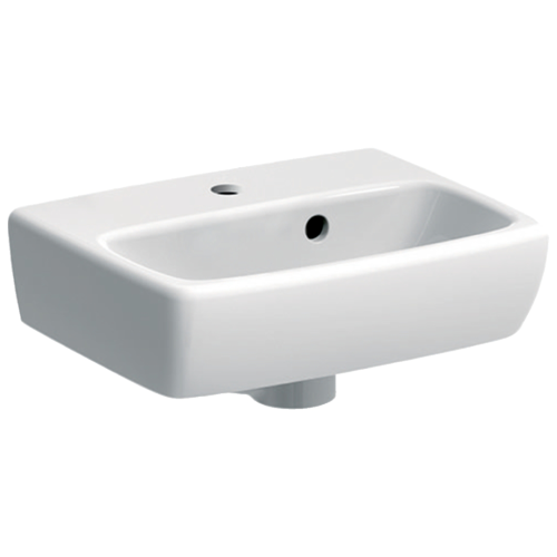Abalona Square Wall-Hung Basin w/ Centre Tap Hole 360x280mm White
