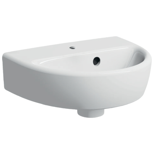Abalona Wall-Hung Basin w/ Centre Tap Hole 360x290mm White