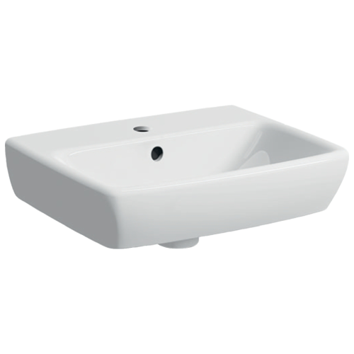 Abalona Square Wall-Hung Basin w/ 1 Tap Hole -450x350mm White