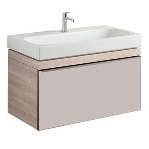 Citterio Vanity for Basin with One Drawer B 884x554mm Oak Beige