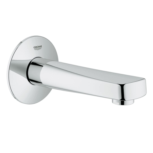 BauLines Contemporary Wall-Mounted Bath Spout without Diverter Chrome