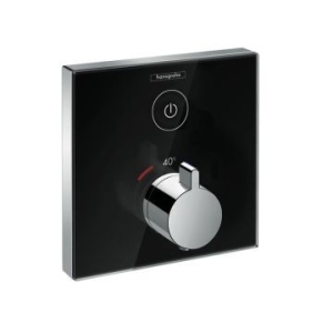 Hansgrohe ShowerSelect Thermostatic Mixer Black/Chrome