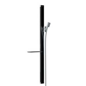 Hansgrohe Unica E Wall Bar 900mm Black/Chrome