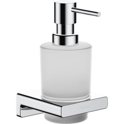 Bathroom Accessories Soap Dispenser Hansgrohe AddStoris Wall Mounted 200ml with Matt Glass Chrome