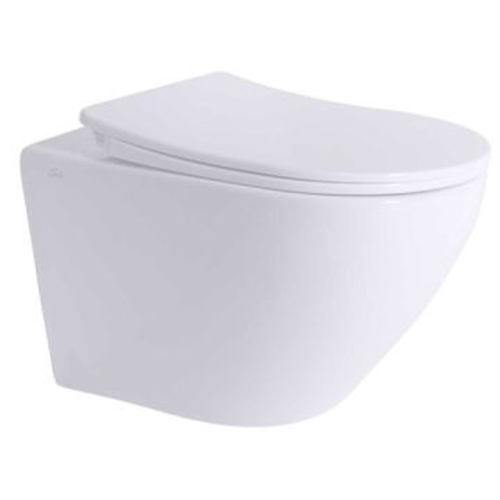 Toilet Pan Wall Hung Solo Bali With S/C Seat White