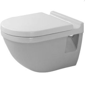 Starck 3 Wall Mounted WC Pan Including Starck 3 Soft Close Seat & Cover White