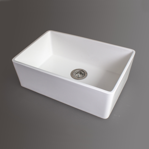 Butler Single composite Sink 430x640mm White