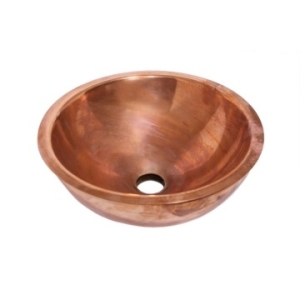Rossco Small Double Skin Countertop Basin 330 x 135mm Copper